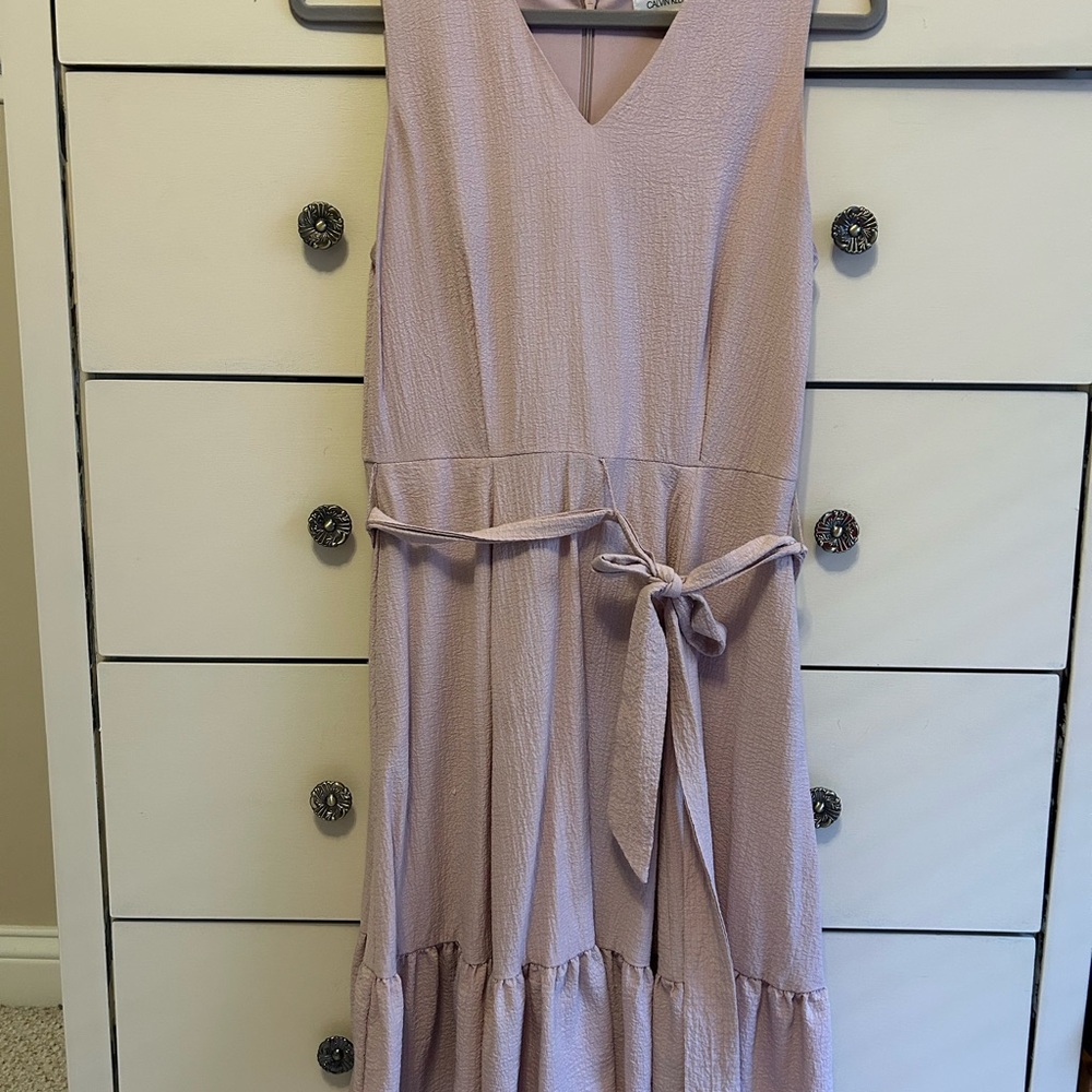 Calvin Klein Light Pink Midi Dress